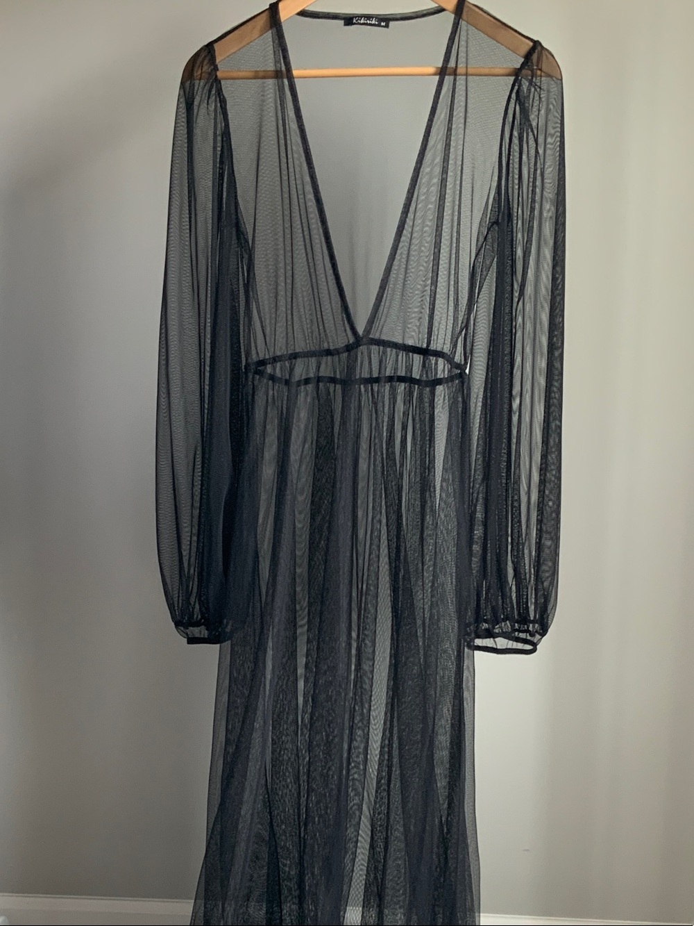 Floor Length Mesh Gown